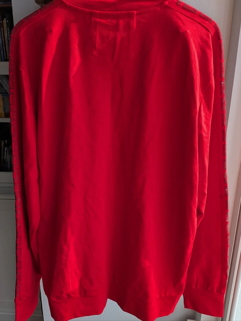 NWT Barabas STM4004 Red Greek Key Rhinestone Track Jacket Men’s 2XL